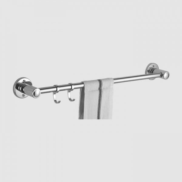 DIPLOMAT WITH BRASS HOCKS BA-217A Towel Rod 24″