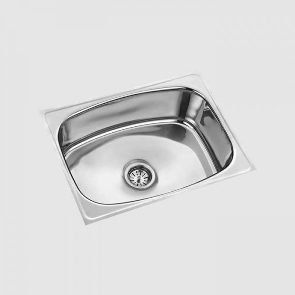 SINGLE BOWL SINK SM-1416 Overall Size 14″x16″x6″ Bowl Size 12″x24″